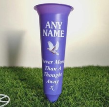 Purple Memorial Flower Vase
