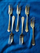 6 vintage Cake Pastry Forks