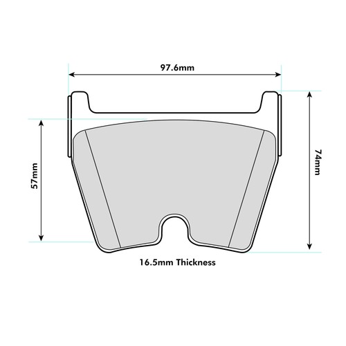 Ferodo ds2500 front brake - brake, pads