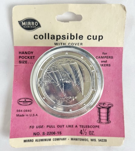 Vintage collapsible cup - vintage,