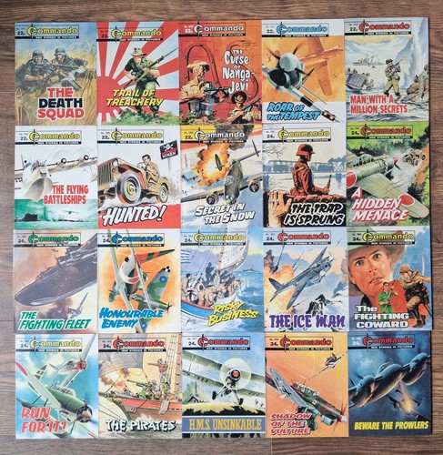 Commando comics job lot - commando,
