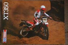 Yamaha XT350 1985 model brochure. Excellent condition. 