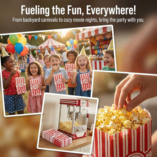 Tebery 200 pcs popcorn - 200,