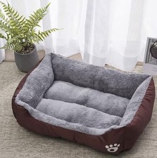 Pet Dog Bed Cat Beds Luxury Soft Washable Puppy Cushion Warm Pet Basket-S M L