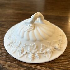 Minton 19C Parian Ware Bisque Porcelain Grapevine Dish lid part of set 400