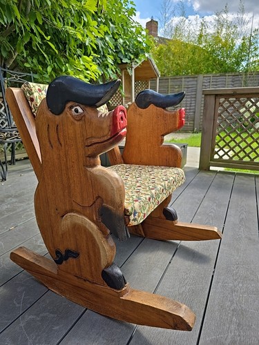 Children vintage rocking chair - children,