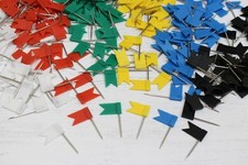 Flag pins map - pins, indicator
