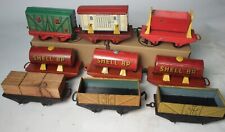 Wells Brimtoy postwar tinplate O gauge rolling stock