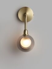 John Lewis Huxley Wall Light, Antique Brass