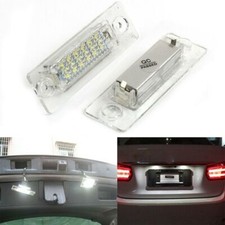 2x REAR License NUMBER PLATE LIGHT LAMP For VW PASSAT T5 JETTA CADDY GOLF Touran