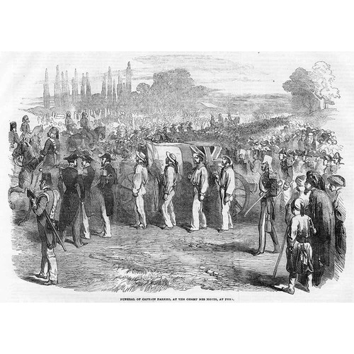 Crimean war funeral captain - war,