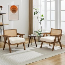 Rattan accent chair with - rattan,