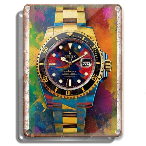 Metal sign rolex - metal,