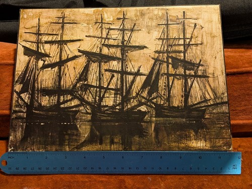 Bernard buffet sorte skibe - bernard,