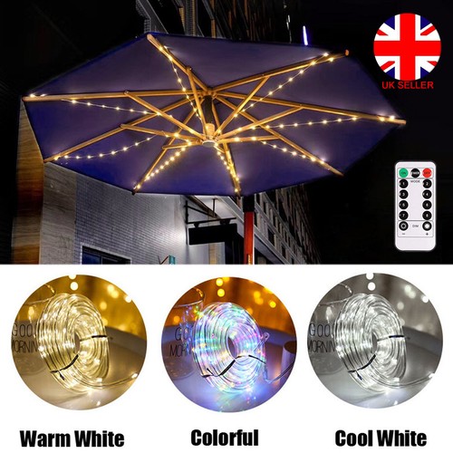String umbrella fairy - umbrella, light
