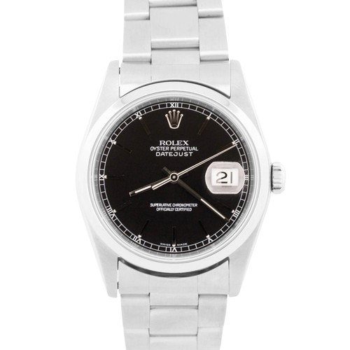 2005 rolex datejust 36mm black - 2005,