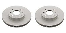 SWAG Brake Disc Front Axle x2