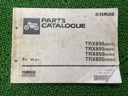 Trx850 parts list 1st - trx850,