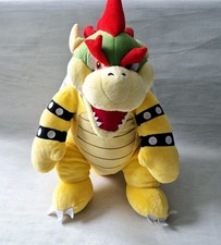 Build A Bear Bowser Super Mario Bros BAB  Large Plush Soft Toy Stuffed 17" 43cm