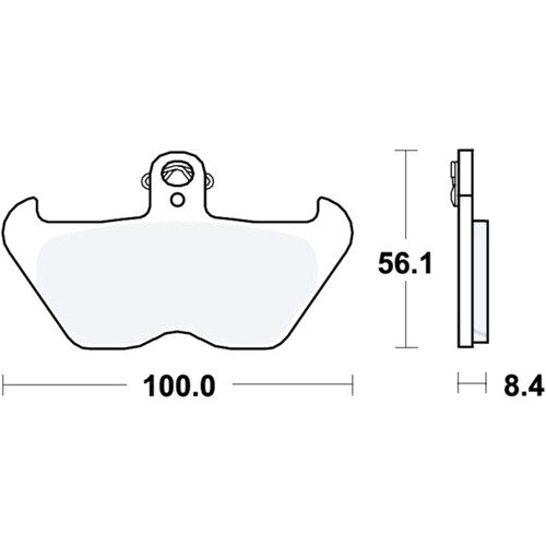 Brake pad sintered - , trw