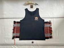 Harley Davidson T-Shirt M-L Vintage Biker CutOff Vest Puerto Vallarta Mexico 45"