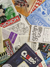 Board Game Spare/Replacement Instructions Manuals Pick Your Booklet