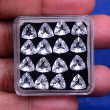 16 Pcs VVS Natural Topaz 7mm
