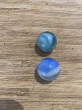 Christensen Translucent Agate Slag Swirls x 2 17mm