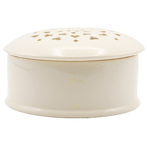 Royal creamware trinket box - creamware,