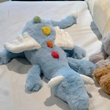 Large Sky Blue Dragon Plush