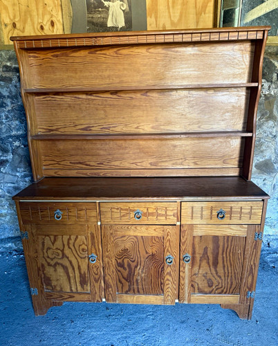 Wood brown sideboard - wood, with