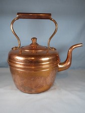 Large Copper Kettle Victorian