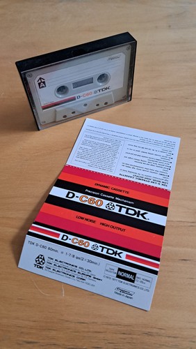 Tdk c60 vintage used - d-c60,