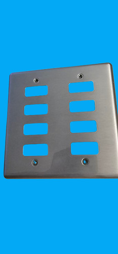 Gang flush cover plate - 8,