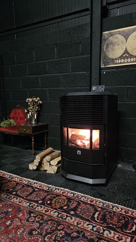 Industrial cosy heater - heater, pellet