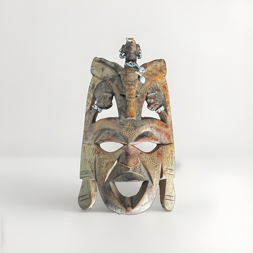 Vintage african tribal wooden - vintage,