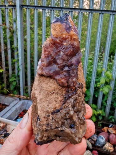 Blue john fluorite raw crystal - john,