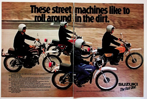 Vintage suzuki motorcycle - vintage, ts