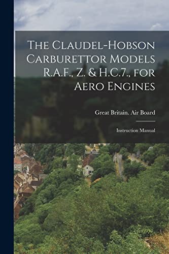 Claudel hobson carburettor - claudel-hobson,