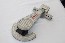 VRUK Drum Master Bass drum pedal heel plate extension 80's - Silver