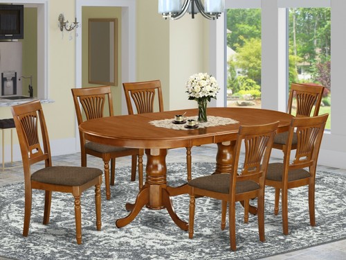 7pc plainville oval - oval, double