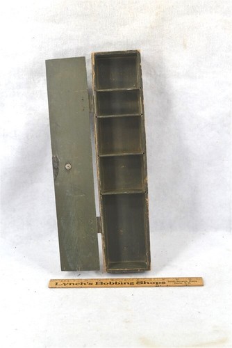 Antique wall box divided - wall,