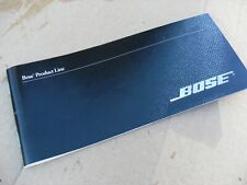 1997 BOSE BROCHURE BOSE