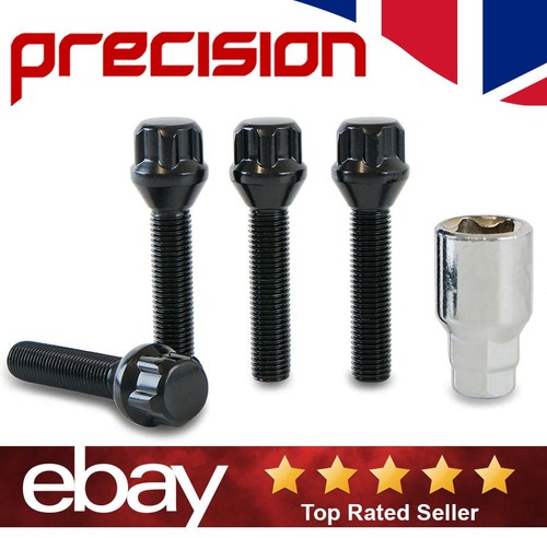 Black 50mm locking - 50mm, bolts