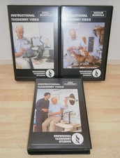 x3 Instructional TAXIDERMY vhs