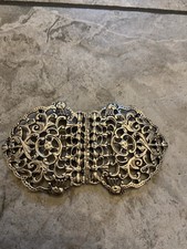 Vintage Silver Belt Buckle Hallmarked