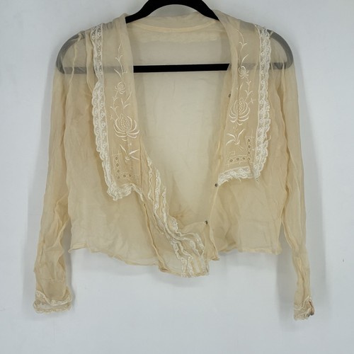 Antique edwardian sheer silk - antique,