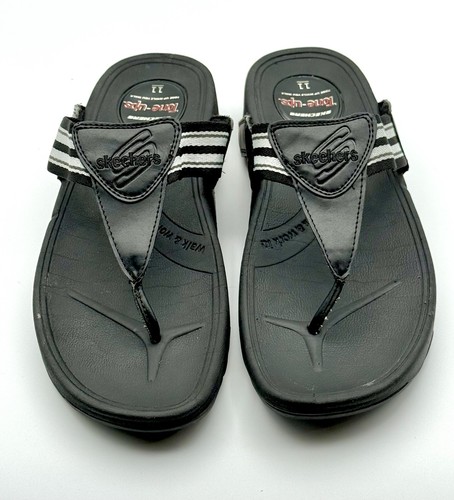 Skechers tone ups black flip - skechers,