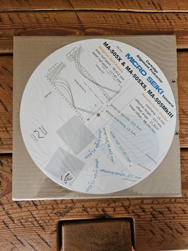 Cartridge alignment protractor - alignment,