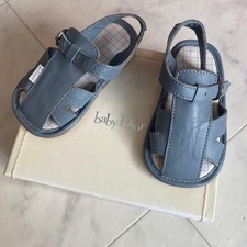 Baby Dior Leather Sandals